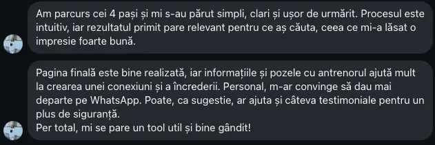 Feedback Client 3
